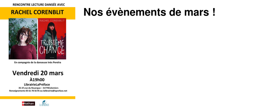 Nos �v�nements de mars !